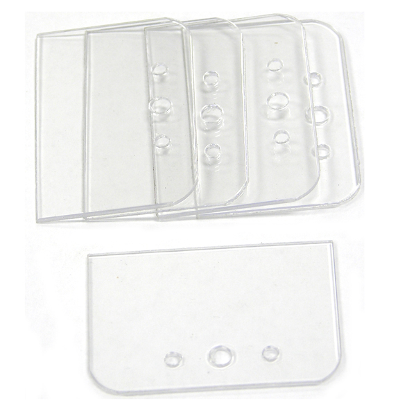 5 pack Replacement Clear Plastic Blade Guards