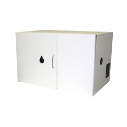 Tall Sound Cubicle - Double Door Peep