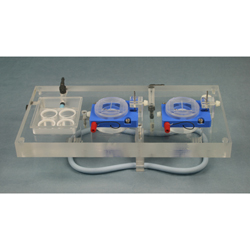PTFE Dual Channel Top Plate for Electrophysiology