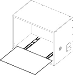 Pull Out Drawer Kit for 83017 series Sound Cubicles | Life Sciences by ...