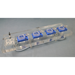 PTFE Quad Channel Top Plate for Biochemistry